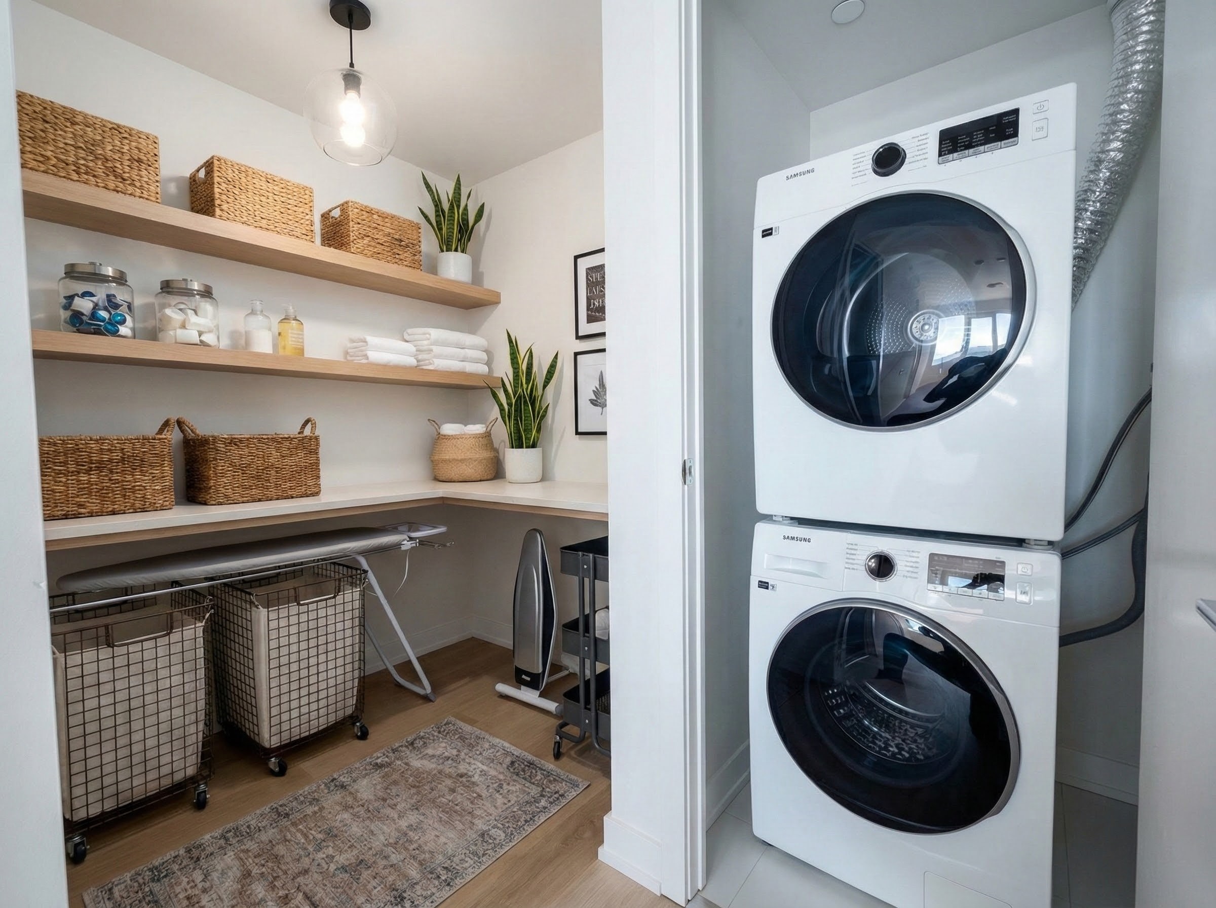 Versatile den with in-suite laundry in Unit 2611 at Ellie Condos, suitable for home office or second bedroom